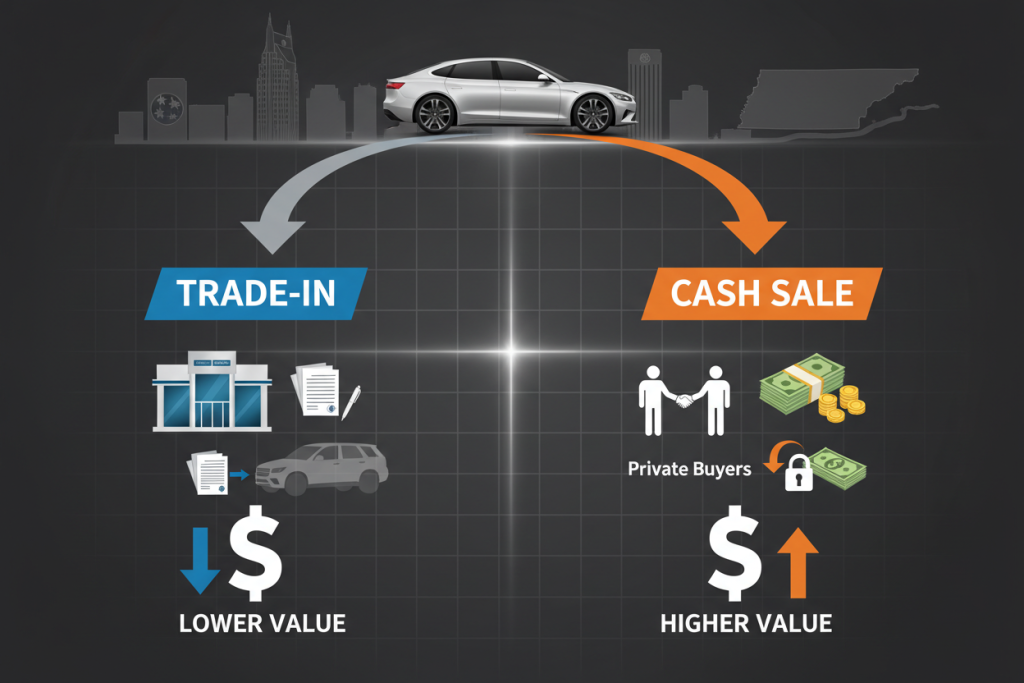 Trade-In vs Cash Sale
