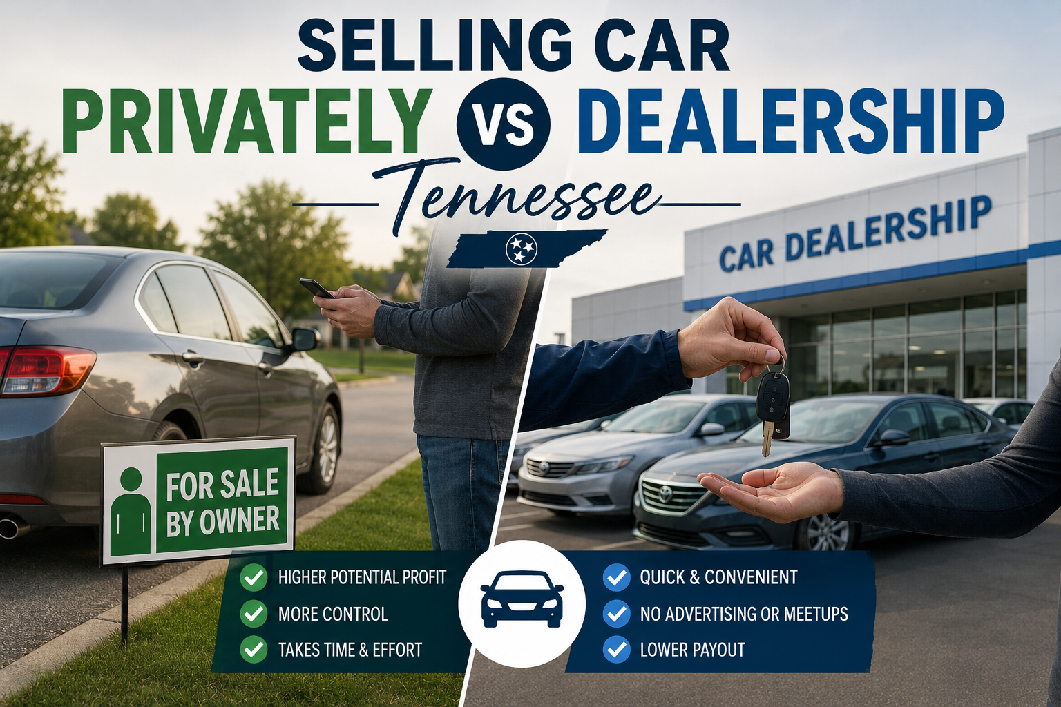 Selling Car Privately vs Dealership Tennessee